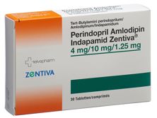 Perindo Amlo Indap Zentiva cpr 4/10/1.25mg 30 pce, image principale