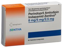 Perindo Amlo Indap Zentiva Tabl 8/5/2.5mg 30 Stk, Hauptbild
