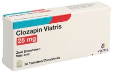 Clozapin Viatris cpr 25 mg 50 pce, image principale