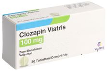 Clozapin Viatris Tabl 100 mg 50 Stk, Hauptbild