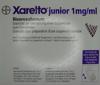Xarelto junior 103.4mg Rivaroxaban Susp 1 mg/ml Fl, Hauptbild