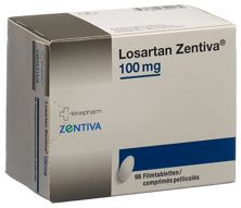 Losartan Zentiva cpr pell 100 mg 98 pce, image principale