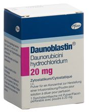 Daunoblastin subst sèche 20 mg flac, image principale