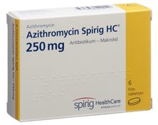 Azithromycin Spirig HC250 mg 6 Stk, Hauptbild