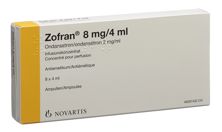 Zofran Inf Konz 8 mg/4ml 8 Amp 4 ml, Hauptbild