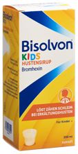 Bisolvon Kids sirop contre la touxfl 200 ml, image principale