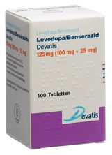 Levodopa/Benserazid Devatis Tabl 125 mg Fl 100 Stk, Hauptbild