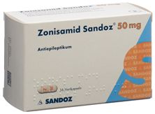 Zonisamid Sandoz Kaps 50 mg 56 Stk, Hauptbild