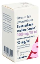 Eisencarboxymaltose Sandoz 1000 mg/20ml, Hauptbild
