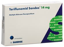Tériflunomide Sandoz cpr pell 14 mg 28 pce, image principale