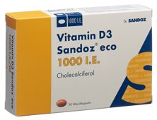 Vitamine D3 Sandoz eco