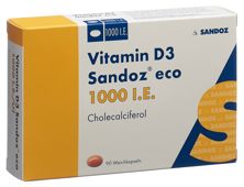 Vitamine D3 Sandoz eco