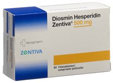 Diosmin Hesperidin Zentiva Filmtabl 500 mg 60 Stk, Hauptbild