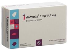 Drovelis Filmtabl 3 mg/14.2 mg 3 x 28 Stk, Hauptbild