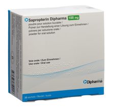 Sapropterin Dipharma pdr 100 mg sach 30 pce, image principale