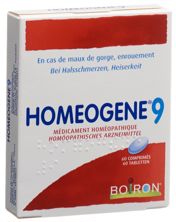 Homéogène Boiron no 9 cpr 60 pce, image principale