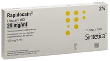 Rapidocain 100 mg/5ml o Kons 10 Amp 5 ml, Hauptbild