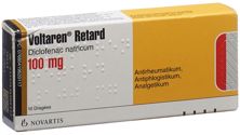 Voltaren Retard Ret Drag 100 mg 10 Stk, Hauptbild