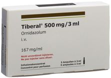 Tiberal conc perf 500 mg/3ml 5 amp 3 ml, image principale