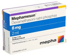 Mephameson sol inj 8 mg/2ml 3 amp 2 ml, image principale