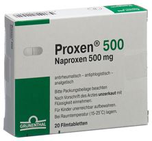 Proxen cpr pell 500 mg 20 pce, image principale