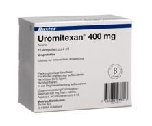 Uromitexan Inj Lös 400 mg/4ml 15 Amp 4 ml, Hauptbild