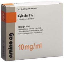 Xylésine sol inj 100 mg/10ml 10 amp 10 ml, image principale