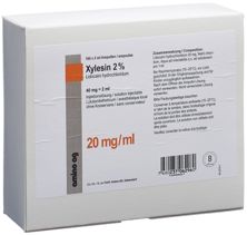 Xylésine sol inj 40 mg/2ml 100 amp 2 ml, image principale